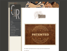 Tablet Screenshot of cr-leather.com